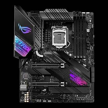 Asus Rog Strix Z490-E Gaming Intel Z490 LGA1200 DDR4 4600 ift M2 Usb3.2 AX WF + BT Aura RGB 2.5GBT Lan Atx 128GB?A Kadar Ram Destei Anakart