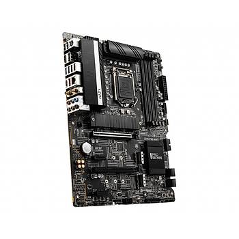 Msi Z590 Pro Wifi Soket 1200 DDR4 5333 (Oc) Pcie Gen 4,M.2, USB3.2 1x 2.5G Lan Wifi 6 Atx Anakart