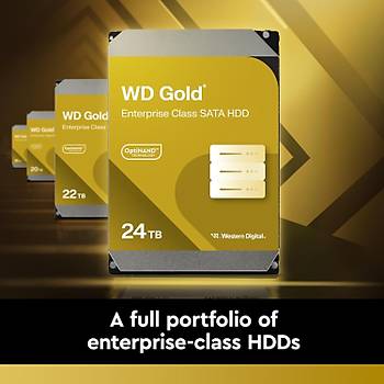 WD Gold Enterprise  WD142KRYZ 14TB 7200Rpm SATA3 512MB Kurumsal S�n�f Hardisk