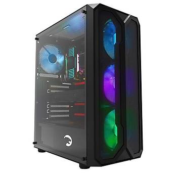 GamePower Aura 4X120mm Siyah Fan A-RGB erit Led Gaming ATX Kasa