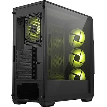 Msi Mag Forge 340R Airflow Temperli Cam 4X120MM Argb Fan Atx Gaming Bilgisayar Kasas�