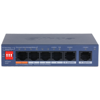 Dahua CS4006-4ET2GT-60 4XFE-2XGE POE Y�netilebilir Switch