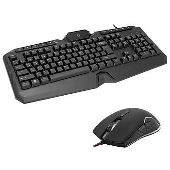 Frisby FK-4865QU RGB Kablolu Oyuncu Klavye Mouse Seti