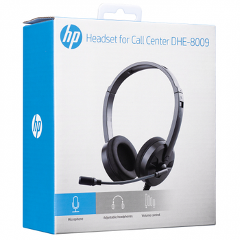 HP DHE-8009 3,5mm Jac �a�r� Merkezi Ofis Toplant� Konu�mac� Tipi Microfonlu Kulakl�k