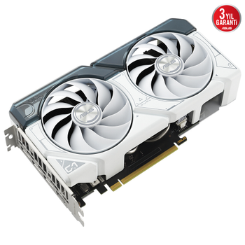 ASUS DUAL-RTX4060-O8G-WHITE 8Gb 128Bit GDDR6 Gaming Ekran Kart