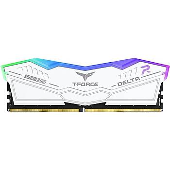 Team T-Force DELTA RGB Beyaz 32GB (2x16GB) 5600MHz DDR5 CL38 Gaming Ram (FF4D532G5600HC38GDC01)