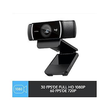Logitech C922 960-001088 15Mp Full HD Pro Webcam