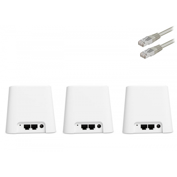 Everest Finix MW3-3P 3 Pack Mesh AC1200 WiFi 867Mbps Dual Band 300m2 kapsama Alan� Router