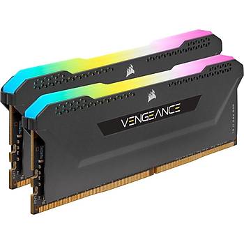 Corsair CMH16GX4M2Z3600C16 16GB (2X8GB) DDR4 3600MHz CL16 Vengeance RGB Pro SL Soutuculu Low Profile DIMM Bellek Ram