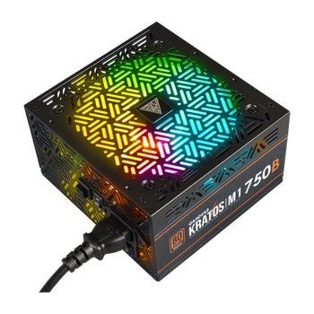 GAMDIAS KRATOS M1-750B, 750W, 80+ Bronze,  RGB, GAMING, ATX, Power Supply (PSU)