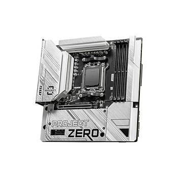 MSI B650M Project Zero AM5 DDR5 7600MHZ(OC) Hdmi DP M.2 USB3.2 2.5G Lan Wi-Fi 6E mATX Anakart