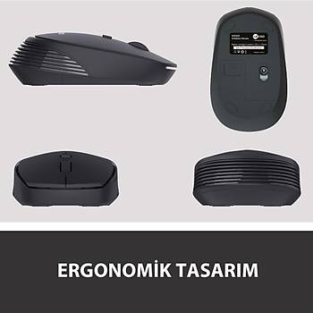Lenovo Lecoo WS202 Siayh USB Kablosuz Mouse