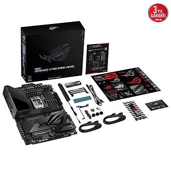 Asus ROG Maximus Z790 Dark Hero Intel Z790 LGA1700 DDR5 8000 2xUSB4 (Thunderbolt) HDMI 5x M2 USB3.2 WiFi 7 Anakart