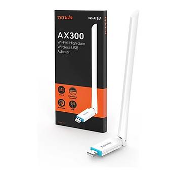 Tenda U2 AX300 High Gain Wifi6 Usb Adapt�r