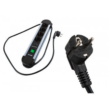 S-LINK Swapp SPGKS05 5 Soket 1.5Mt Kablo 900 Joule (Gri) %100 Bak�r Ak�m Korumal� Priz