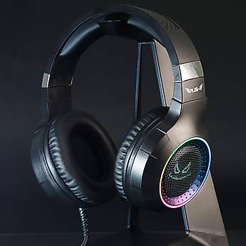Rush Ace RHX55 7.1 Titreim RGB Oyuncu Kulakl Gaming Kulaklk