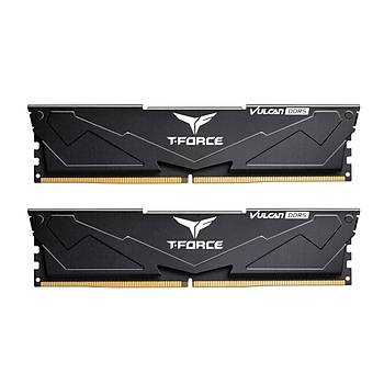 Team T-Force Vulcan Black 16GB (2x8GB) 5600Mhz CL40 DDR5  FLBD516G5600HC40BDC01 Gaming Ram