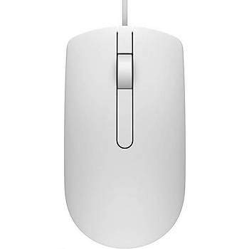 Dell MS116 Optical Kablolu Mouse Beyaz  (570-AAIP)