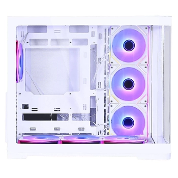 GameBooster GB-G2852W Curved Temperli Caml� Type-C 3.1 7ARGB Fan Seaview ATX Gaming Beyaz Kasa