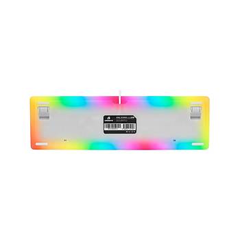 GameBooster G918 Fire Storm Rgb Blue Switch Mekanik Beyaz Oyuncu Klavyesi
