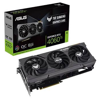 Asus GeForce RTX 4060 TI TUF RTX4060TI O8G Gaming 8GB GDDR6 128bit Ekran Kart