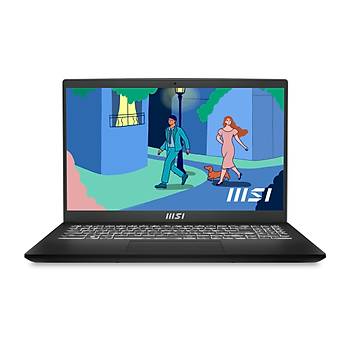 MSI Modern 15 B12MO-676XTR I5-1235U 16GB DDR4 UMA 512GB SSD 15.6 FHD FreeDos Siyah Laptop