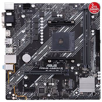 ASUS PRIME A520M-E CSM AMD A520 AM4 DDR4 4400 HDMI DVI VGA M2 mATX Anakart
