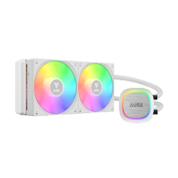 Gamdias Aura GL240 V2 WH White Edition 240mm RGB 2 Fanlı CPU Sıvı Soğutma