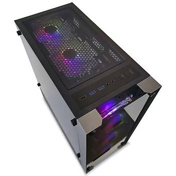 DarkFlash Skywalker 650W 80+BR RGB Mid Tower Bilgisayar Kasas