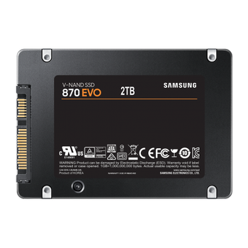Samsung MZ-77E2T0BW 870 EVO 2TB 560/530MB/s2,5 Sata SSD