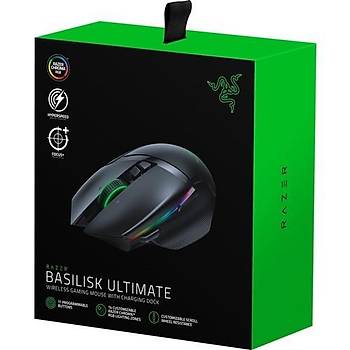 Razer Basilisk Ultimate (TBC) Kablolu/Kablosuz Oyuncu Mouse RZ01-03170100-R3G1