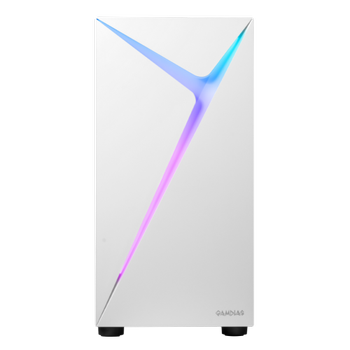 Gamdias Argus E4 Elite WH 600W Tempered Glass ARGB ATX 80+ Bronze White Edition Gaming Kasa