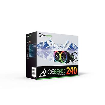 Gamepower Iceberg 240 CPU Sv Soutma 240mm