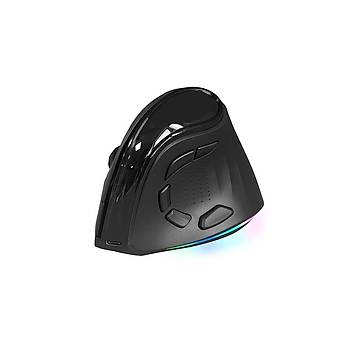 Dexim DMA026 RGB Dikey �arjl� Ergonomik Optik Kablosuz Mouse
