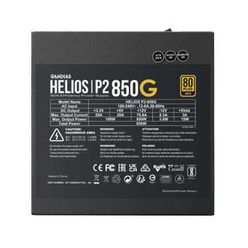 Gamdias Helios P2-850G Gen5.1 850W G�� Kayna��