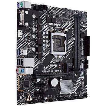 Asus Prime H410M-D Intel H410 LGA1200 DDR4 2933 HDMI VGA M2 USB3.2 Com Matx 64GB Ram Deste�i Anakart