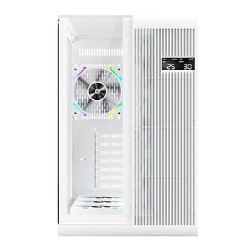 1St Player RT7 Beyaz Digital 850W 80+ Gold Full Mod�ler 4X12CM Argb 3 Tarafl� Temperli Cam Atx Kasa