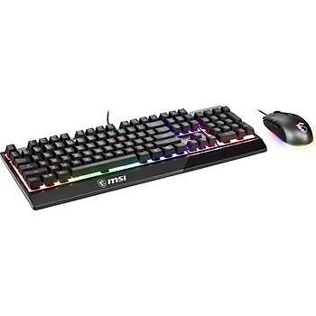 MSI Vigor GK30 Combo RGB Siyah Kablolu Klavye Mouse Seti