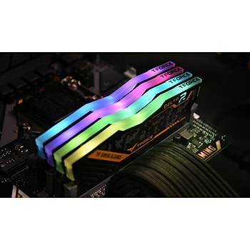 Team T-Force DELTA RGB TUF Yellow 32GB(1x32GB) 3200Mhz DDR4 CL16-20 Gaming Ram (TF9D432G3200HC16F01)