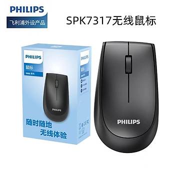 Philips SPK7317  2.4Ghz 1600Dp Kablosuz Optik Mouse (10Mt)(Pil inde)(Ama Kapama Tulu)