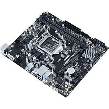 Asus Prime H410M-K Intel H410 LGA1200 DDR4 2933 DVI VGA USB3.2 Matx 64GB Ram Deste�i Anakart