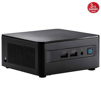 Asus Nuc12 Pro Tall Kit Barebone RNUC12WSHI700002I Intel Core i7-1260P FreeDOS Mini Bilgisayar (RAM Yok, Disc Yok)