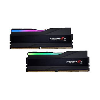 GSkill Trident Z5 RGB Siyah DDR5 6400Mhz CL32 48GB (2x24GB) DUAL (32-39-39-102) 1.35V Ram