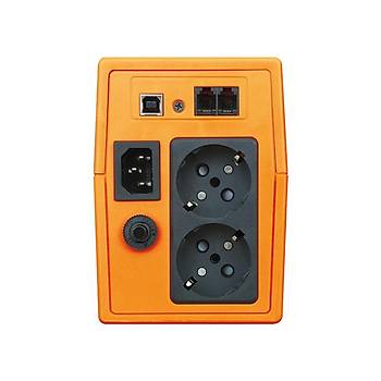 Makelsan Lion 650VA Kesintisiz G�� Kayna�� (1x7Ah) 5-10dk MU00650L11MP005