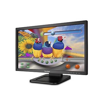 Viewsonic 21.5 TD2220-2 Full HD D-SUB+DVI 2 Parmak Dokunmatik Siyah Monit�r