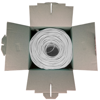 Powergate CAT6-BOX-GY 23AWG 0,57mm UTP 305m Gri CAT6 Kablo