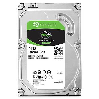Seagate Barracuda 3.5 4TB 5400RPM Sata 3.0 NCQ 256MB 55TB/Yil  yk Desktop Disk ST4000DM004 HDD & Harddisk