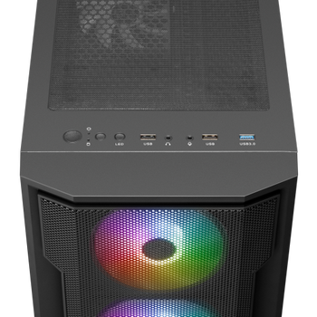 Gamdias Athena M6 Lite 750W Tempered Glass Mesh ARGB ATX Gamng Kasa