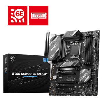 MSI B760 Gaming Plus Wi-Fi Intel LGA1700 4xDDR5 ATX Anakart