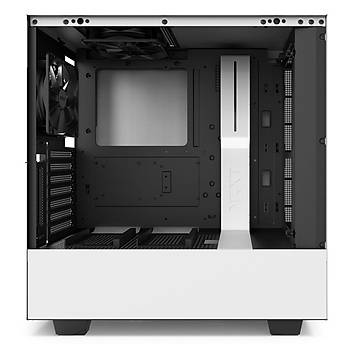 NZXT H500i Mid Tower ATX Akll Beyaz Bilgisayar Kasas